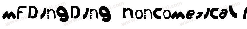 MFDingDing_Noncomerical Regular字体转换